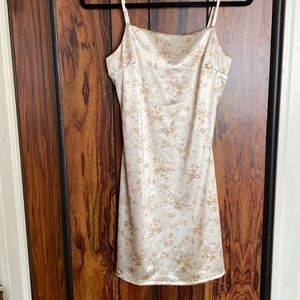 Champagne mini dress
